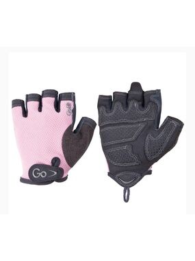 GoFit Women's Pearl-Tac Pro Trainer Glove Like New Pink Grey Size M Weight train